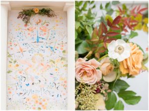 Soft jewel tone wedding design